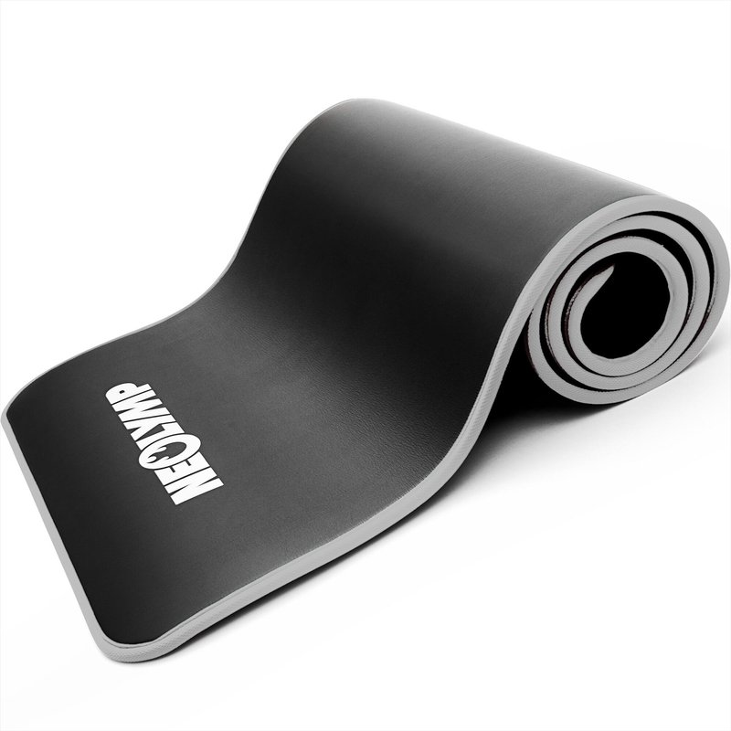 Fitnessmatte 80cm breit - extra dicke Sportmatte, gelenkschonende Trainingsmatte