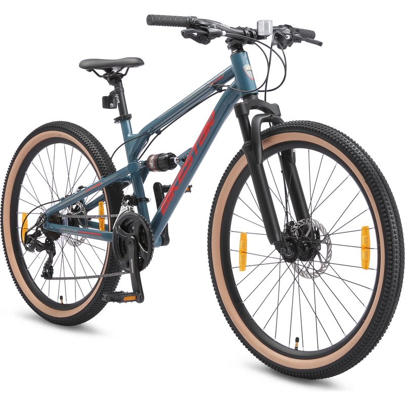 MTB 26" aluminium, vollgefedert, 21 Gang, Scheibenbremse