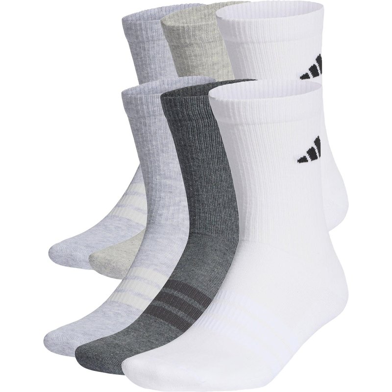 CUSHIONED CREW SOCKEN 6ER-PACK