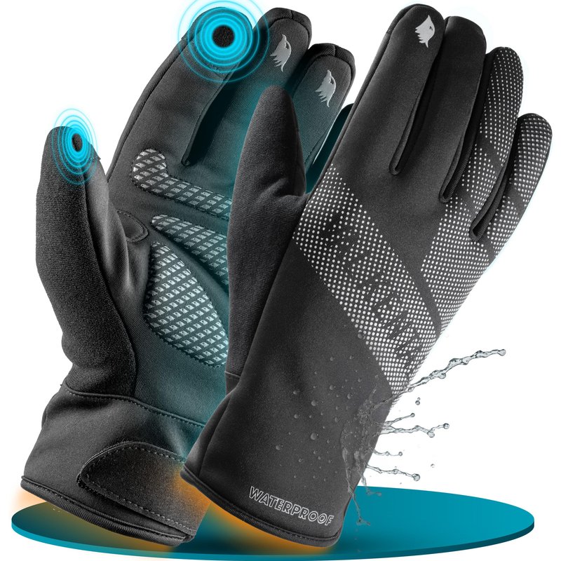 Fahrradhandschuhe wasserdicht Übergangshandschuhe - GloRider V2