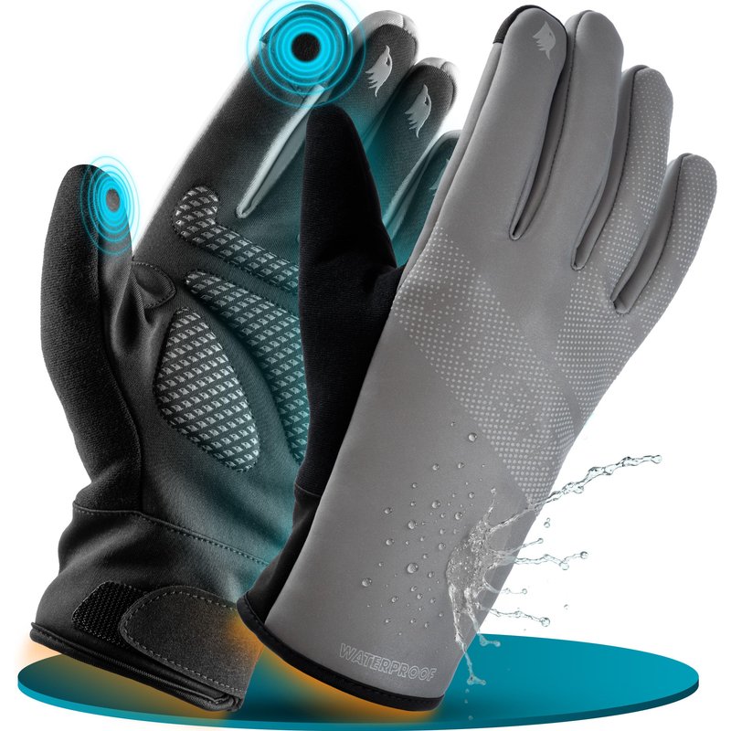 Fahrradhandschuhe wasserdicht Übergangshandschuhe - GloRider V2