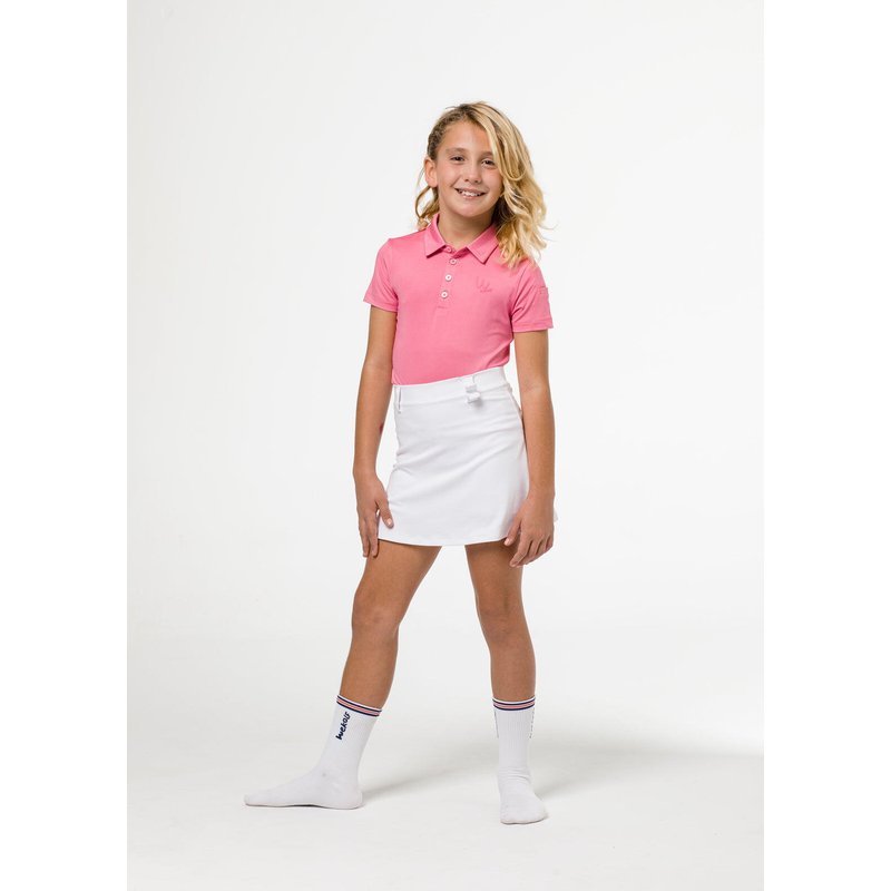 Rosa Barbie-Golfpoloshirt für Mädchen