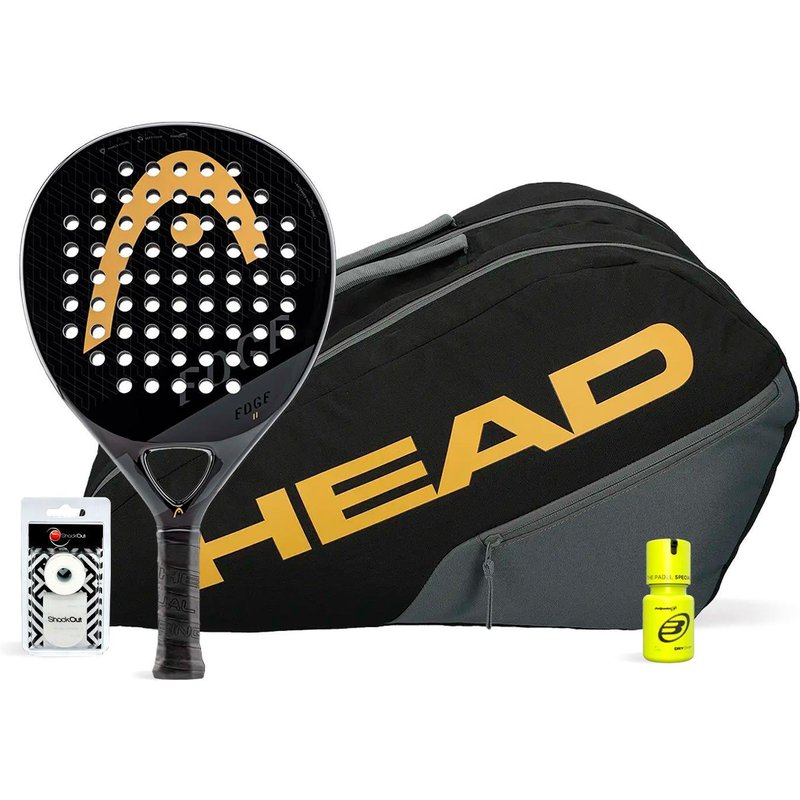 Pack Head Edge 2 Black Padeltasche Edge Dry Grip