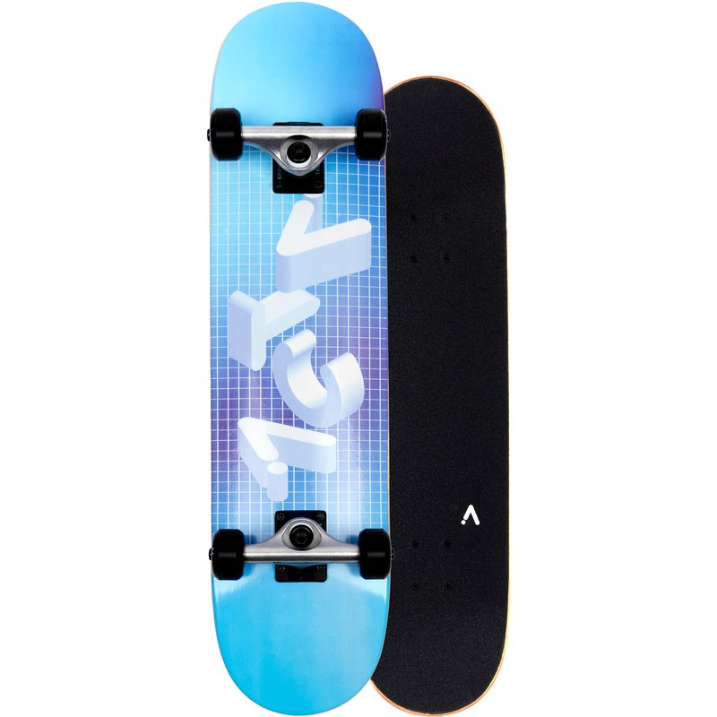 Skateboard Komplett Wordart 7.5" - Kinder, Jugendliche & Anfänger