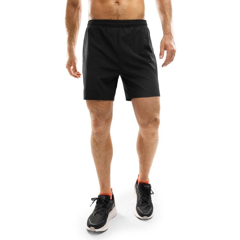 Men Fitness 's 2-in-1 running shorts Admix Black Black