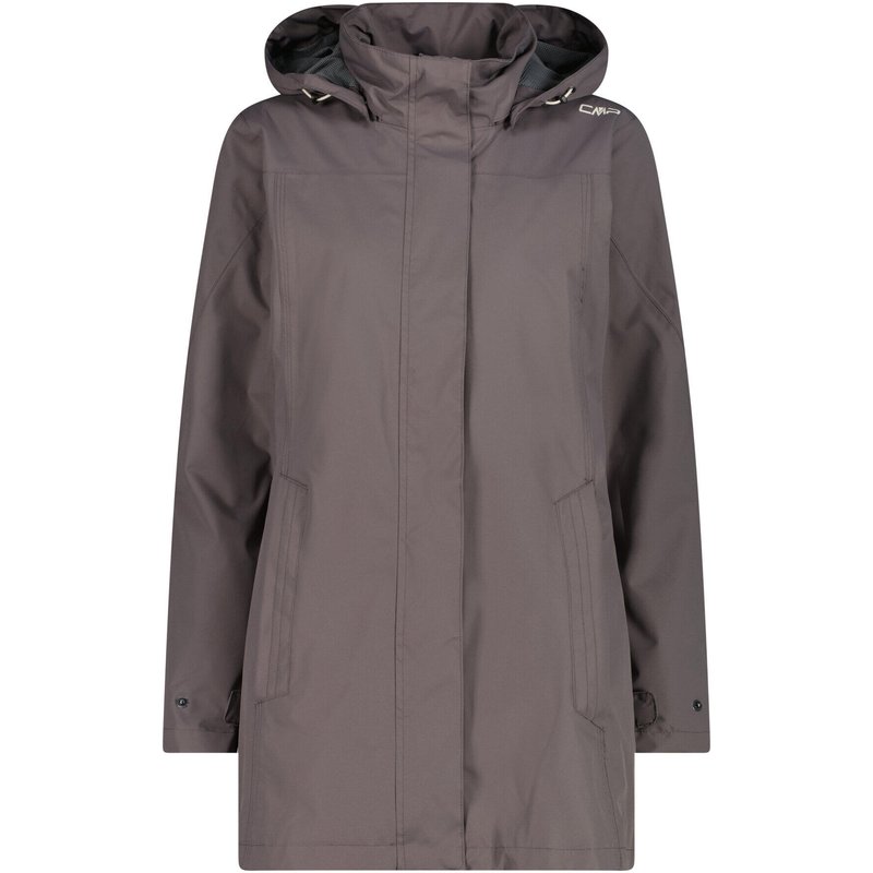 CMP Damen Regenjacke Woman Rain Jacket Button Hood 39X6646