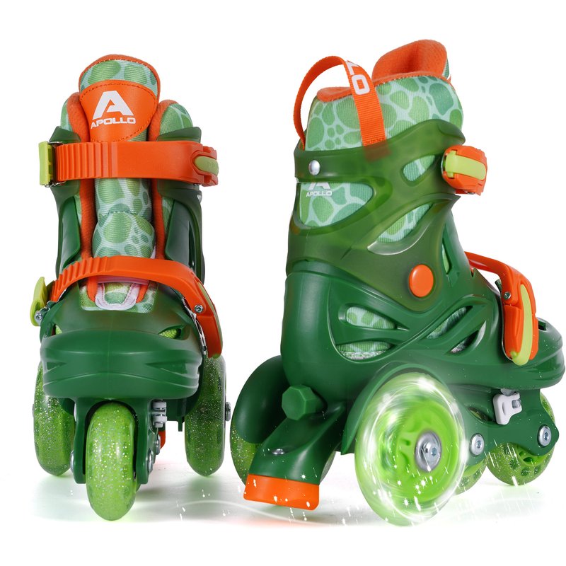 Apollo Kids My 1st Skates – größenverstellbare Kinderrollschuhe mit LED-Rollen