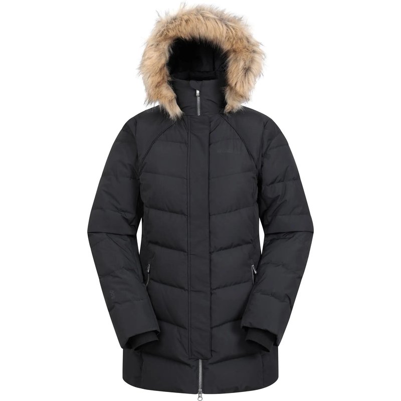 Damen Winterwandern Daunenjacke Wasserabweisend Fellkapuze Leicht - Isla II