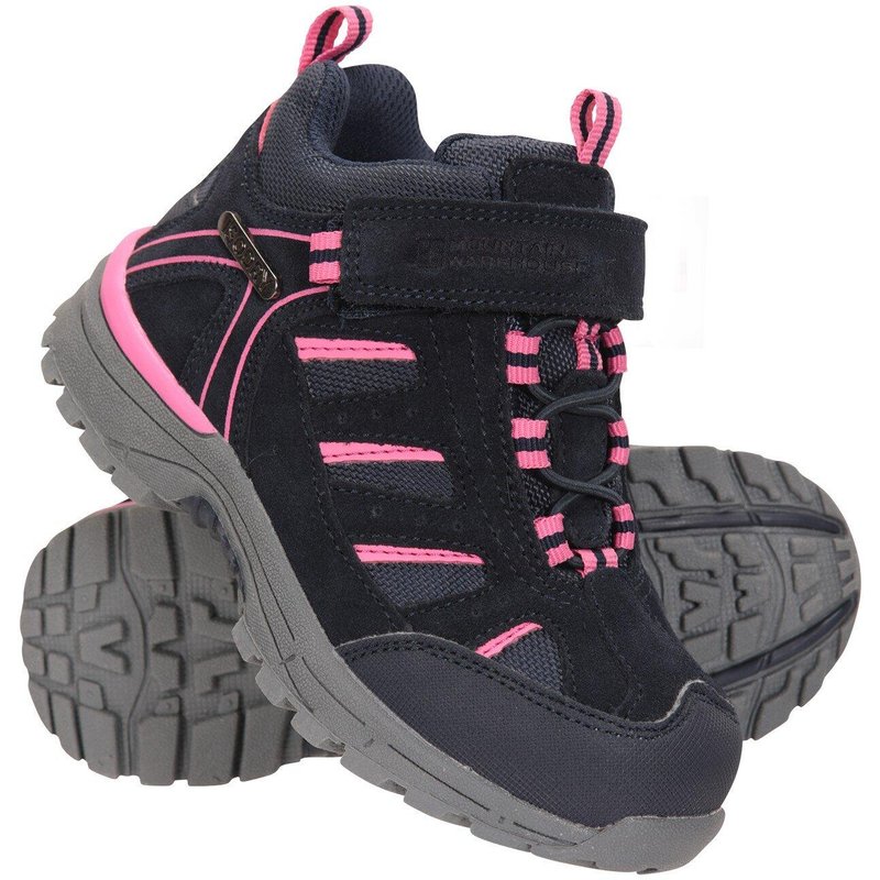 Kinder Wanderstiefel Wasserdicht Atmungsaktives Futter Schnürung - Drift Junior