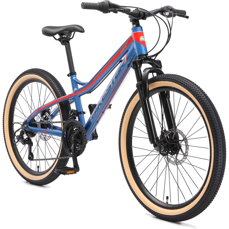 MTB 24" aluminium, Kinderrad 9 Jahre, hardtail, 21 Gang, Scheibenbremse