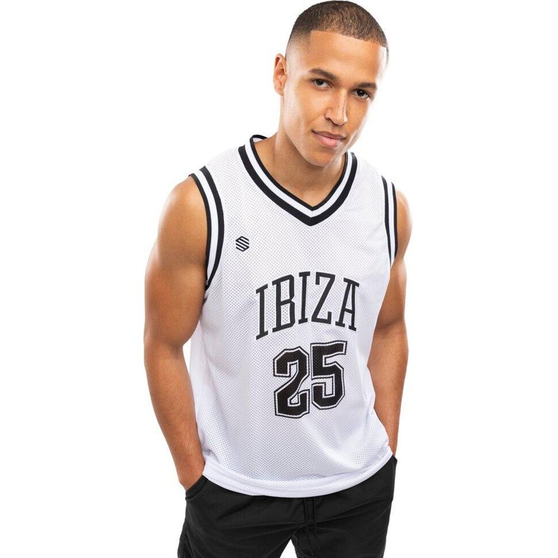 Men Lifestyle 's basketball jersey IBZ Pedrera White White