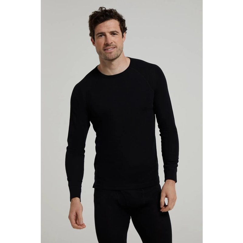 Herren Winterwandern Merino Thermounterhemd Langarm Atmungsaktiv Geruchshemmend
