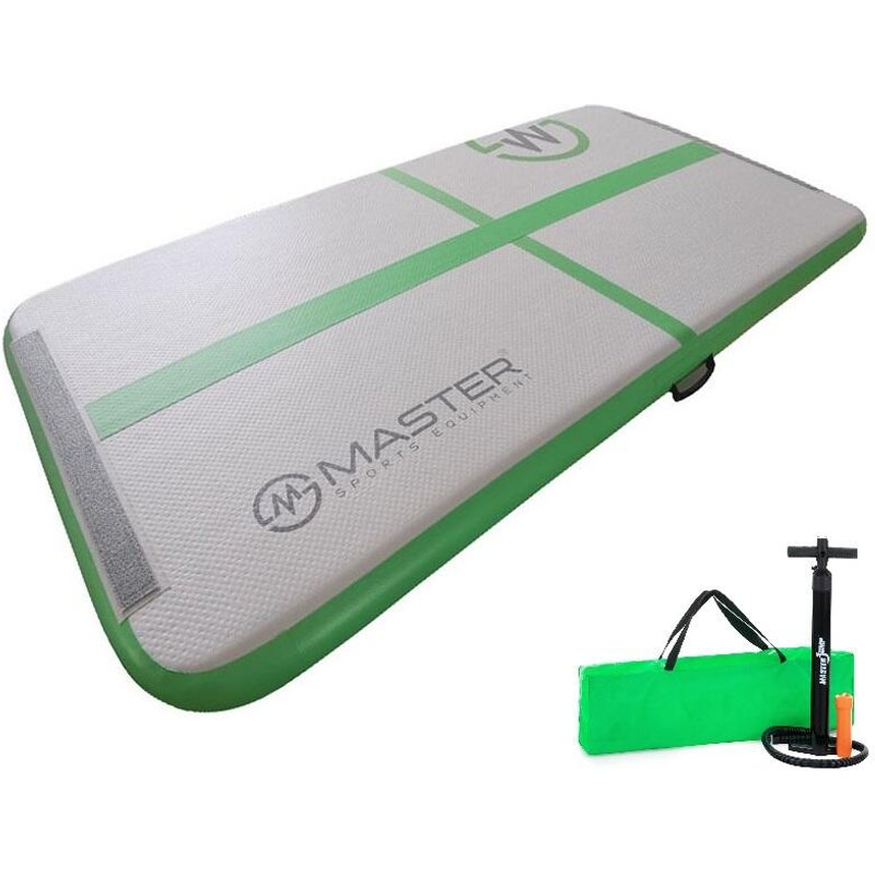 Airtrack MASTER aufblasbare Matte 200 x 100 x 10 cm - grün