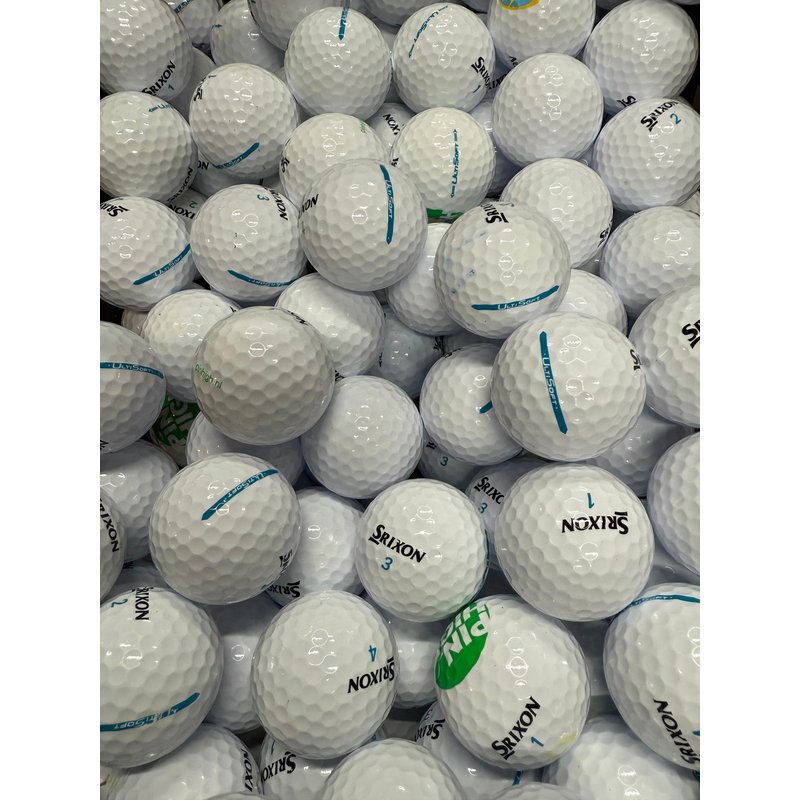 50 Gebrauchte Srixon UltiSoft Golfbälle – Pearl White Qualität