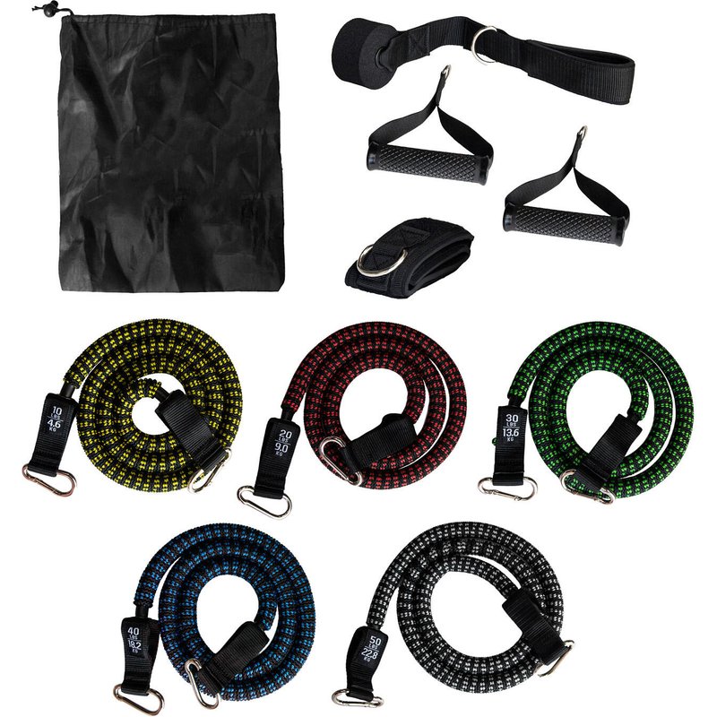 Fitness-Tube-Set Premium Komplett Fitness / Krafttraining Unisex