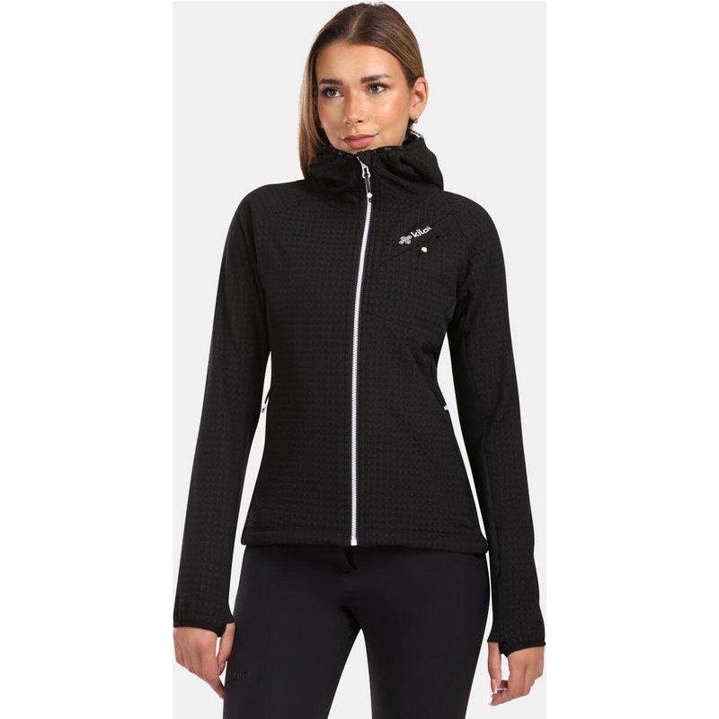 Fleece-Hoodie Kilpi Frensis-W Damen Schwarz