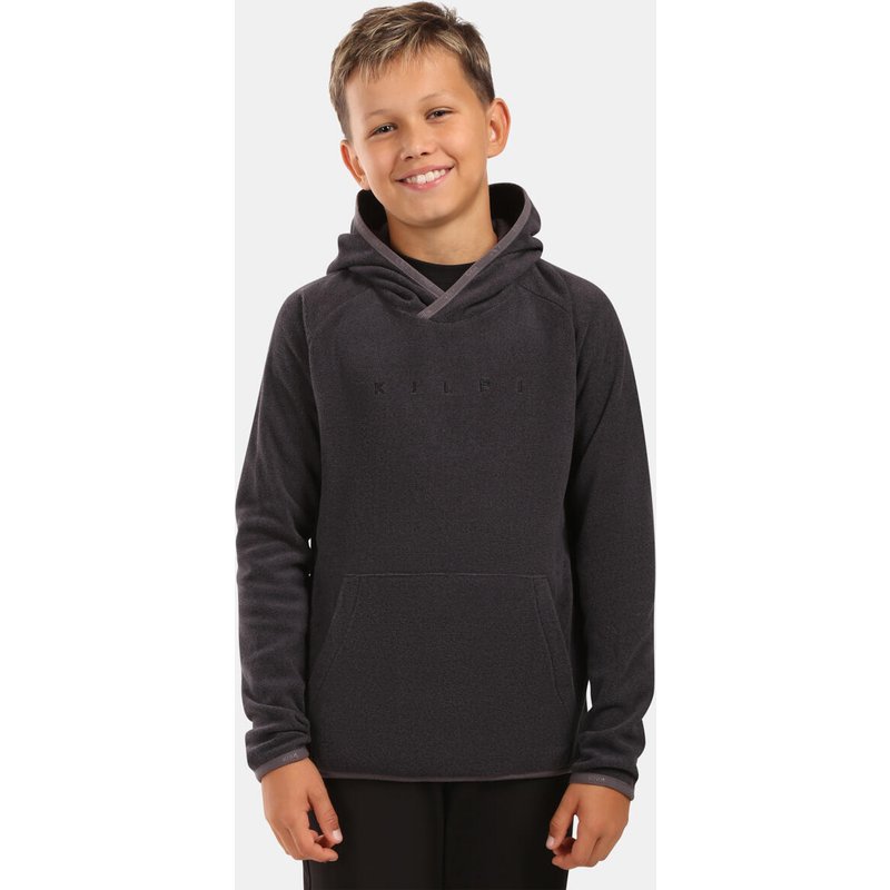 Kilpi Flond-JB Jungen-Fleece-Hoodie Schwarz