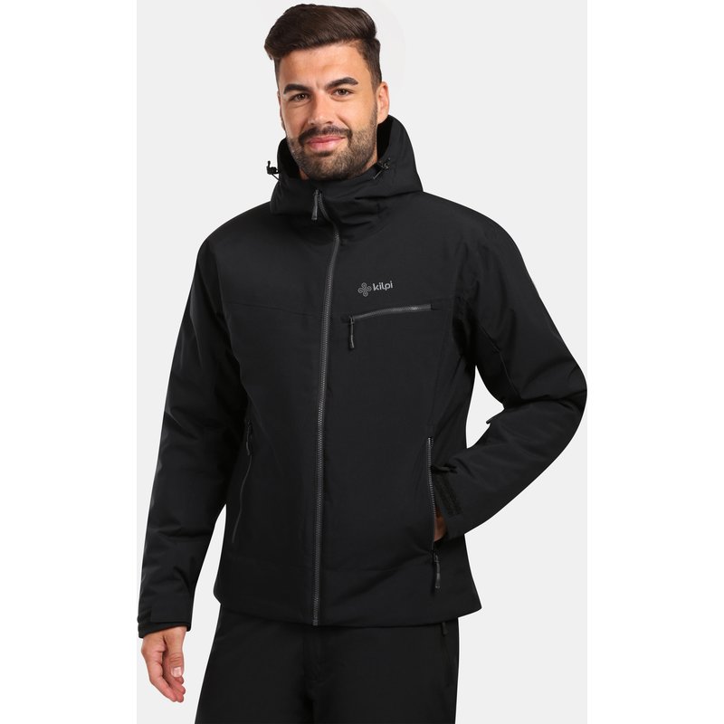 Kilpi Flip-M Herren-Skijacke, wasserdicht, schwarz