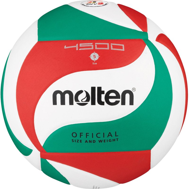 Volleyball V5M4500 Volleyball Unisex Weiß-Grün-Rot