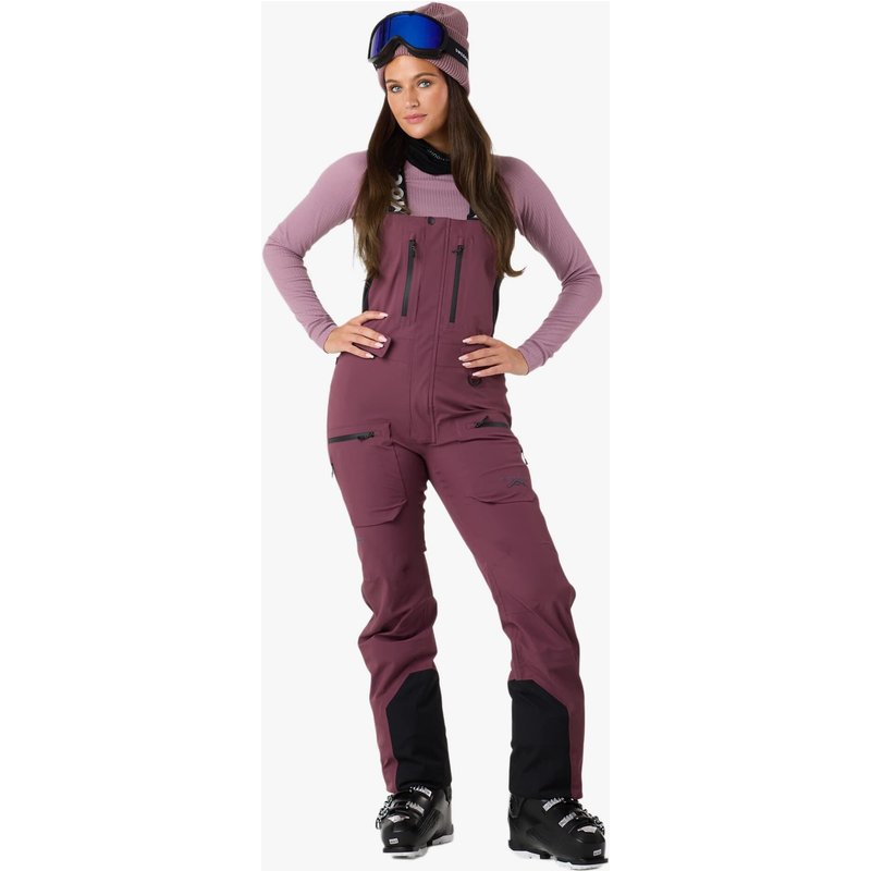 Damen Skihose Skifahren wasserdicht winddicht Lofoten 3L Shell Bib II