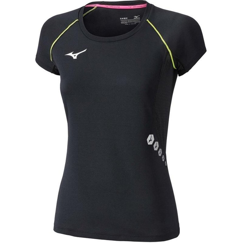 Mizuno Damen T-Shirt Schwarz