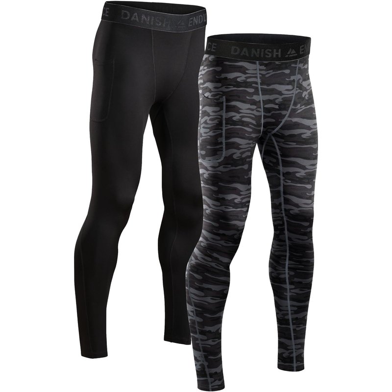 Herren Kompressions-Lauftights Schnell trocknend Recycelt Performance