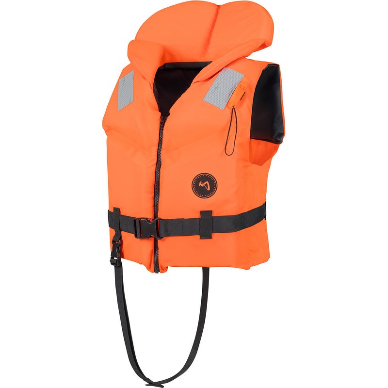 Wassersport Rettungsweste 100N Ohnmachtsicher Komfortabel 10-120 kg - Orange