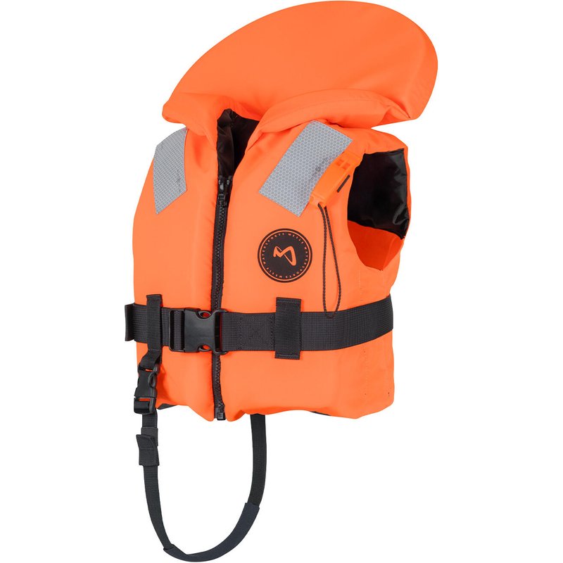 Wassersport Rettungsweste 100N Ohnmachtsicher Komfortabel 10-120 kg - Orange