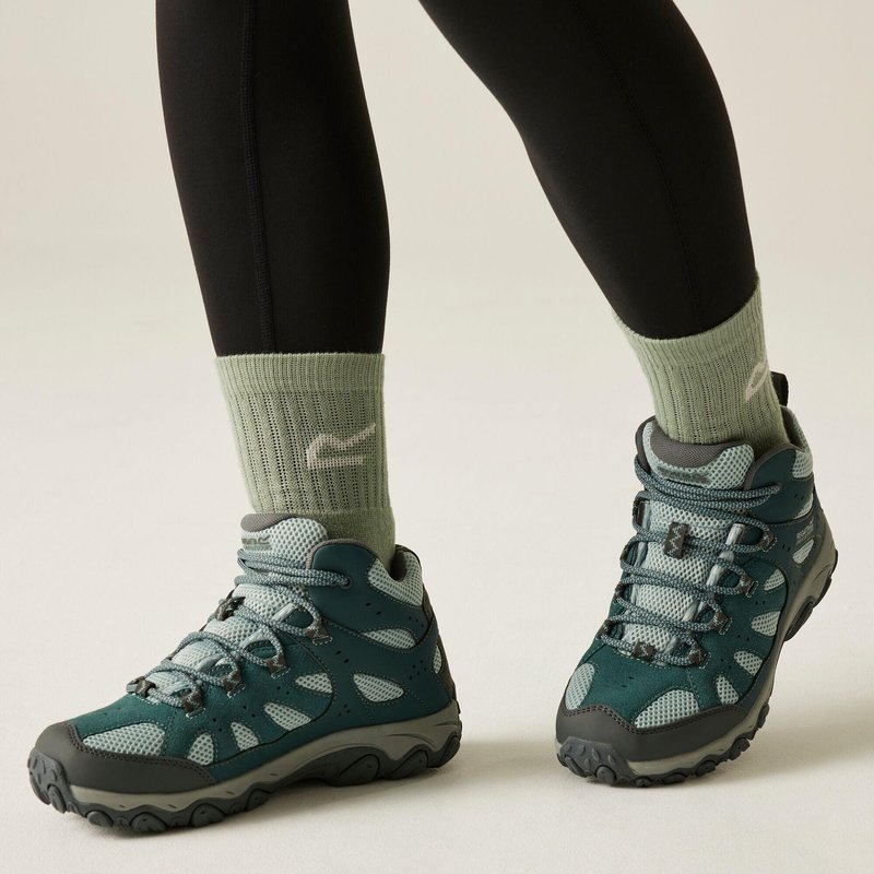 Edgepoint Wasserdichte Atmungsaktive Mittelhohe Wanderstiefel für Damen