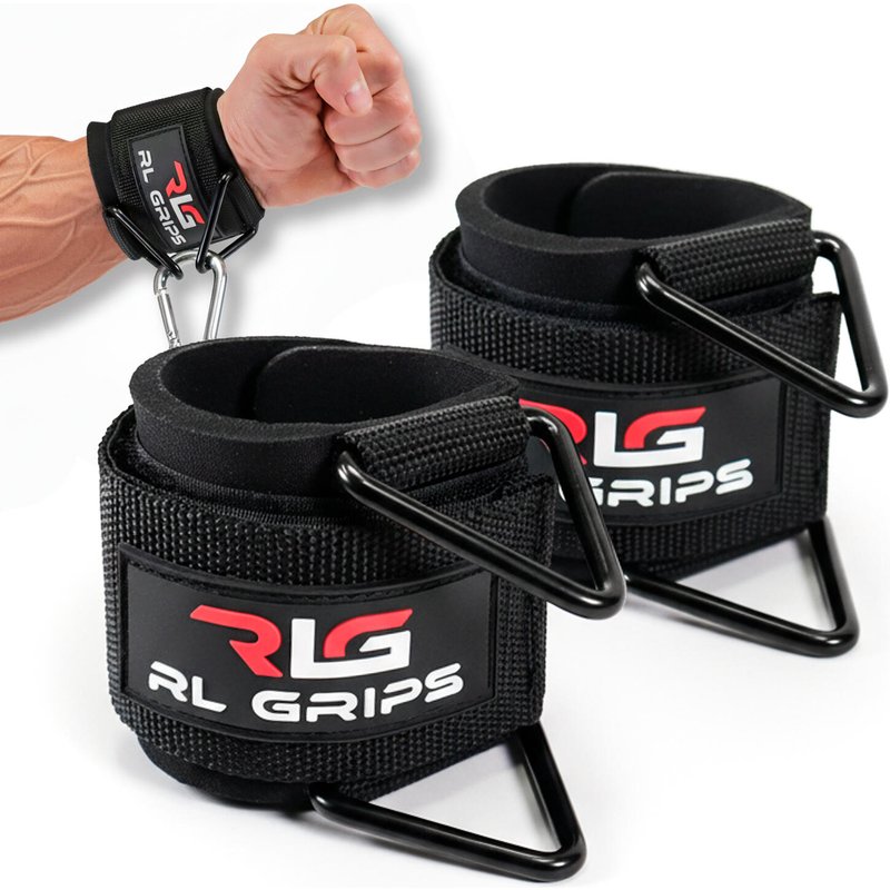Verstellbare Handgelenkbänder Kabeltraining RL Grips