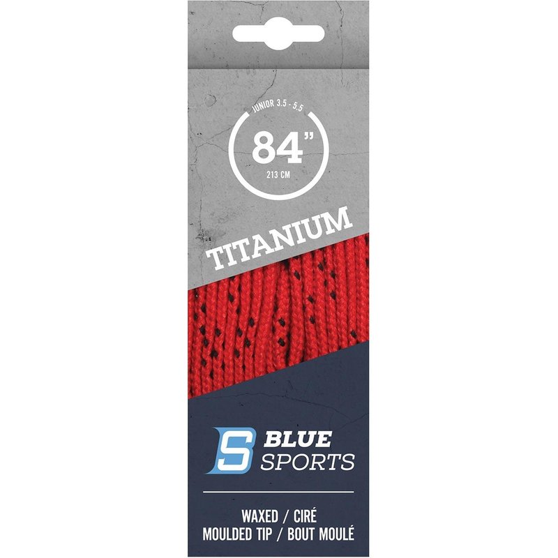 Schnürsenkel Blue Sports Titanium Pro gewachst