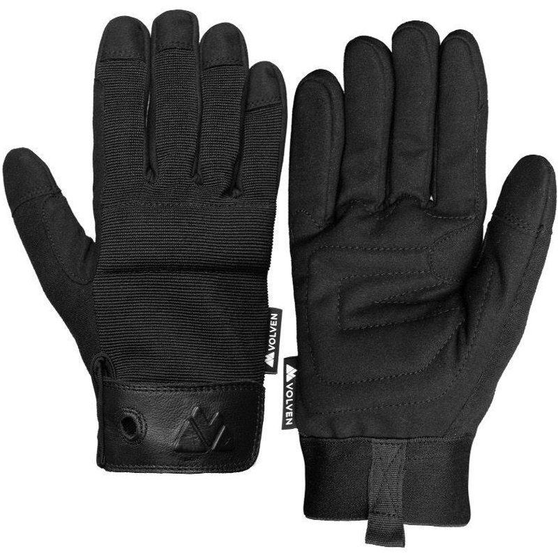Handschuhe Bergsteigen via Ferrata schwarz