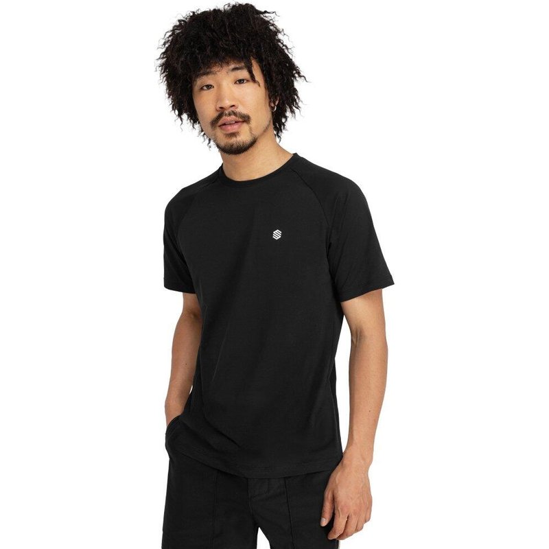 Men Hiking 's short sleeve t-shirt Cave Black