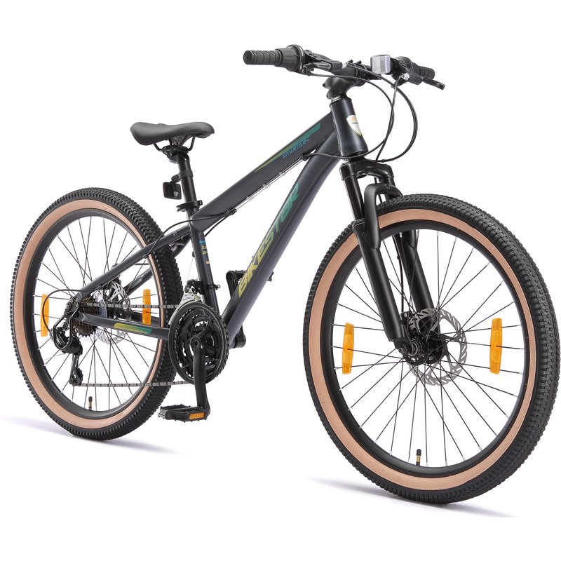 MTB 24" Kinderrad 9 Jahre, hardtail, 21 Gang, Scheibenbremse