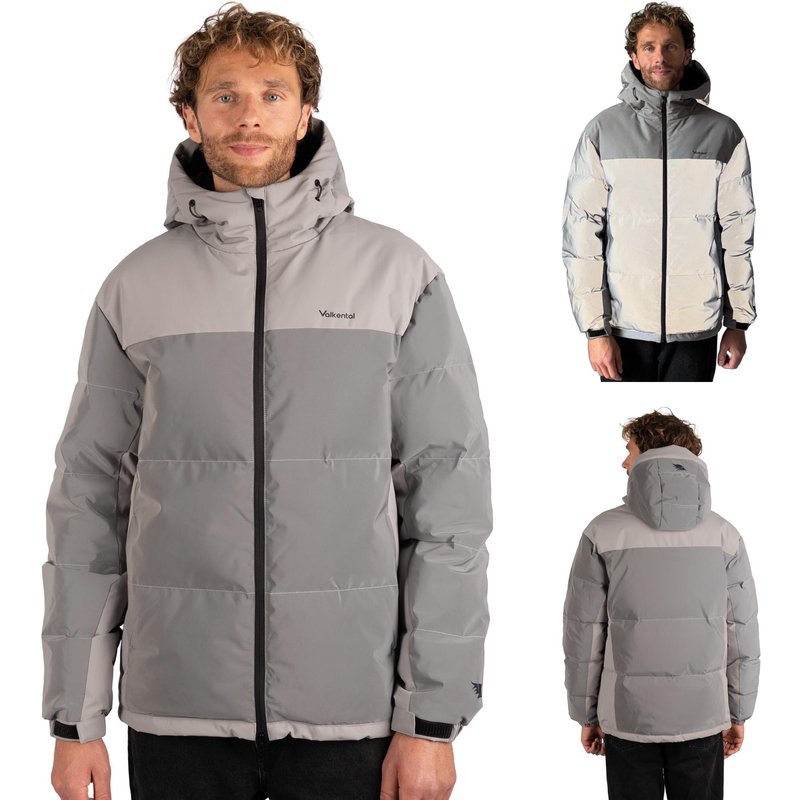 Daunen Winterjacke Reflektierend für Herren - Wasserabweisend und Atmungsaktiv