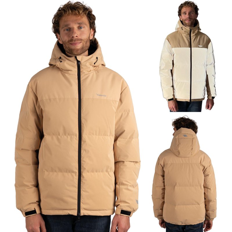 Daunen Winterjacke Reflektierend für Herren - Wasserabweisend und Atmungsaktiv