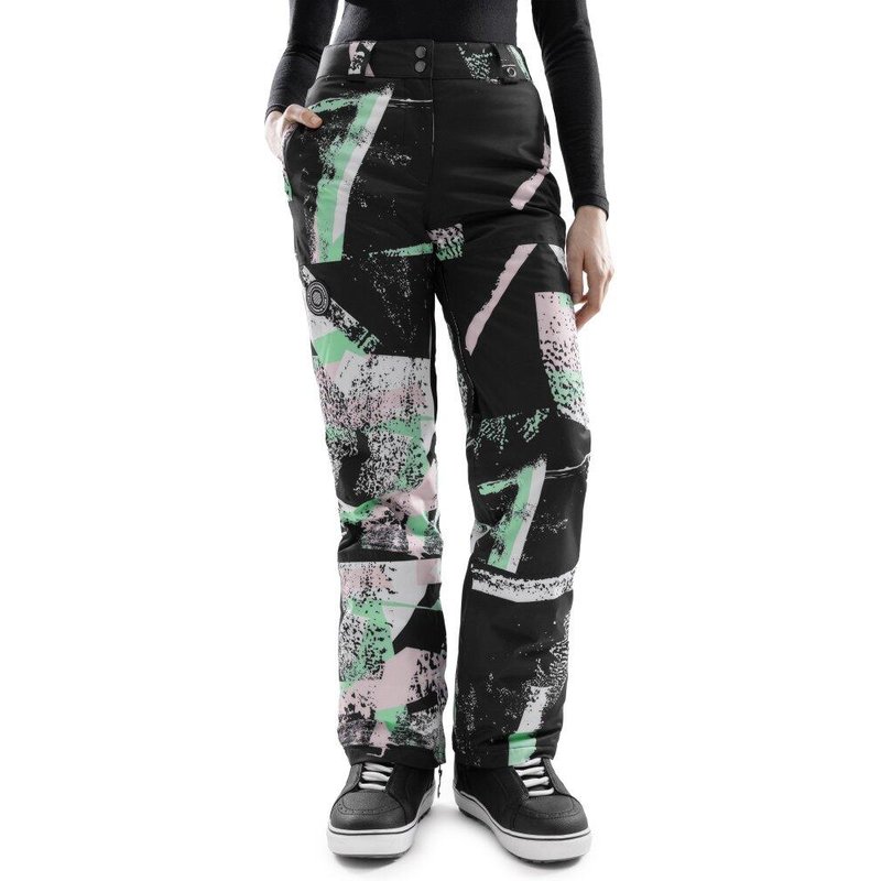 Women Winter sports snowboard pants P1-W Groove Multicolor