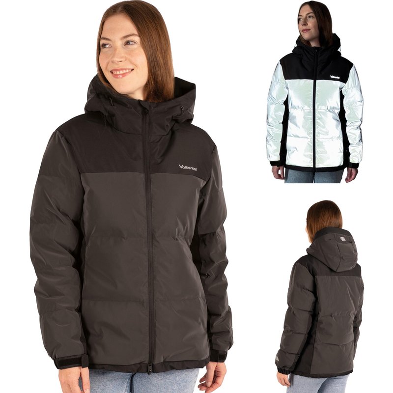 Daunen Winterjacke Reflektierend für Damen - Wasserabweisend und Atmungsaktiv