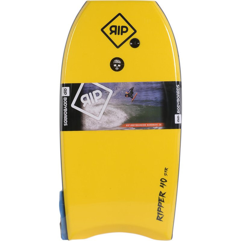 RIP Bodyboard – Ripper Stringer mit Leash (EPS) – Gelb / Orange