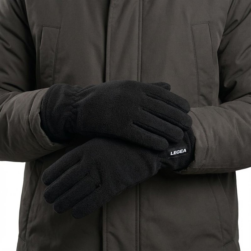 Handschuhe aus Fleece schwarz unisex