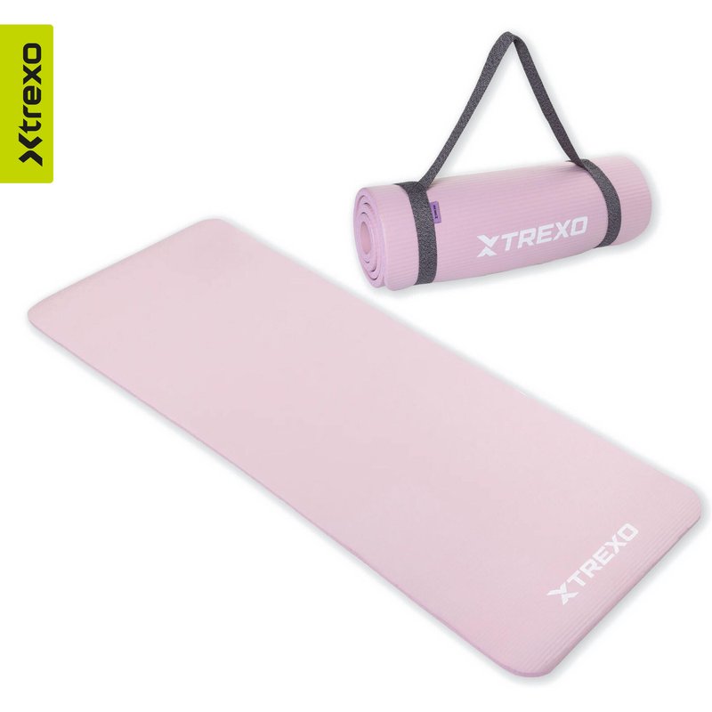 XTREXO NBR 15 mm Trainingsmatte mit Gürtel