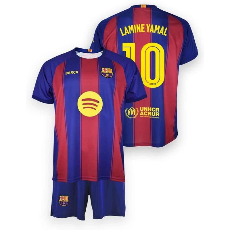 FC Barcelona Junior Heimtrikot Lamine Yamal Nr. 10 2025/26 Blaugrana