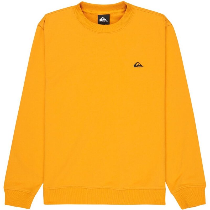 Rundhals-Fleece BASIC Gelb Junge
