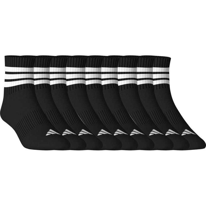 adidas Performance 3S ESS C MID CUT Socken Unisex Knöchelsocken 9 Paar