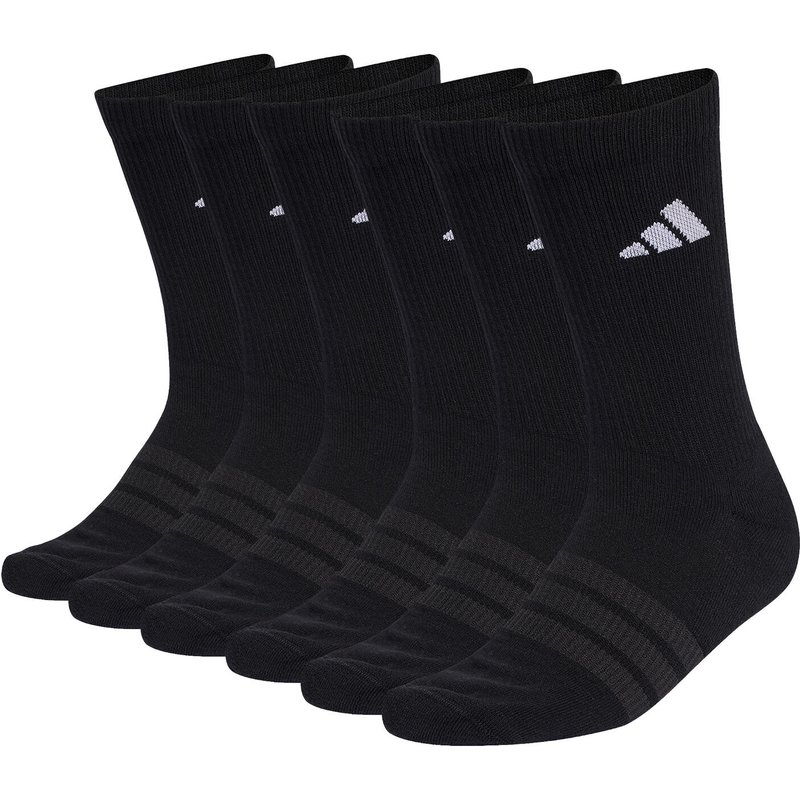 adidas Unisex Cushioned Sportswear Crew Socken 6er-Pack Tennissocken 6 Paar