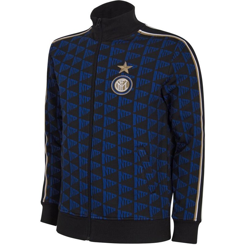 Herren - Fußballjacke - Inter Mailand All Over - Schwarz