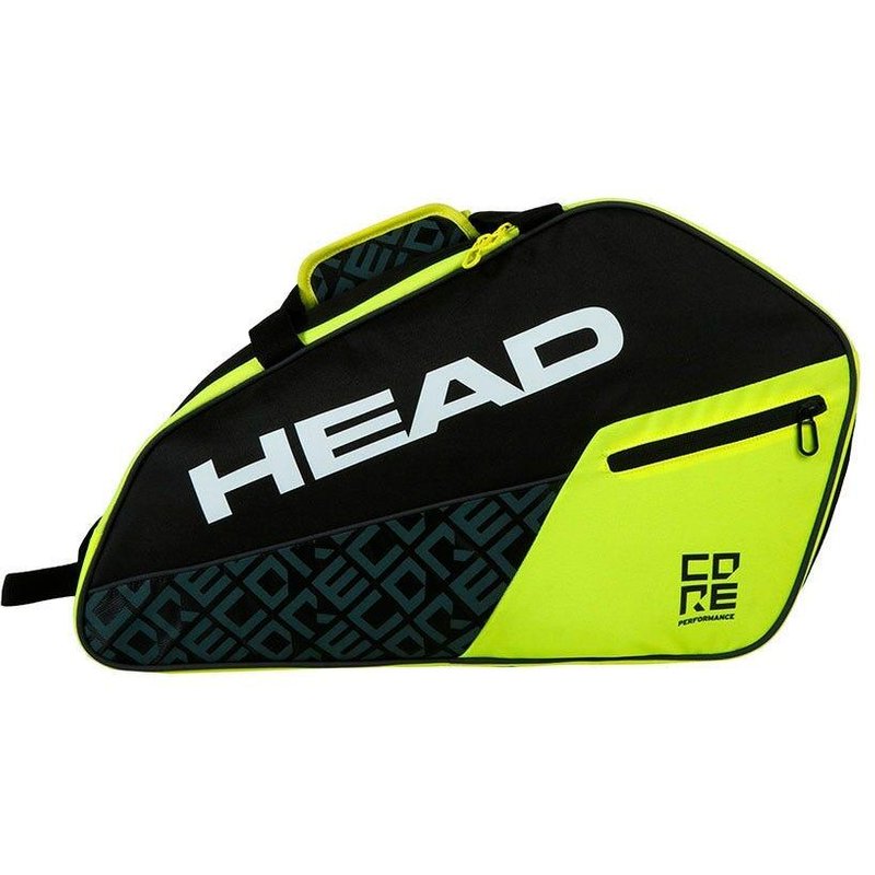 Head Core Padel Combi Padeltasche In Schwarz Und Gelb