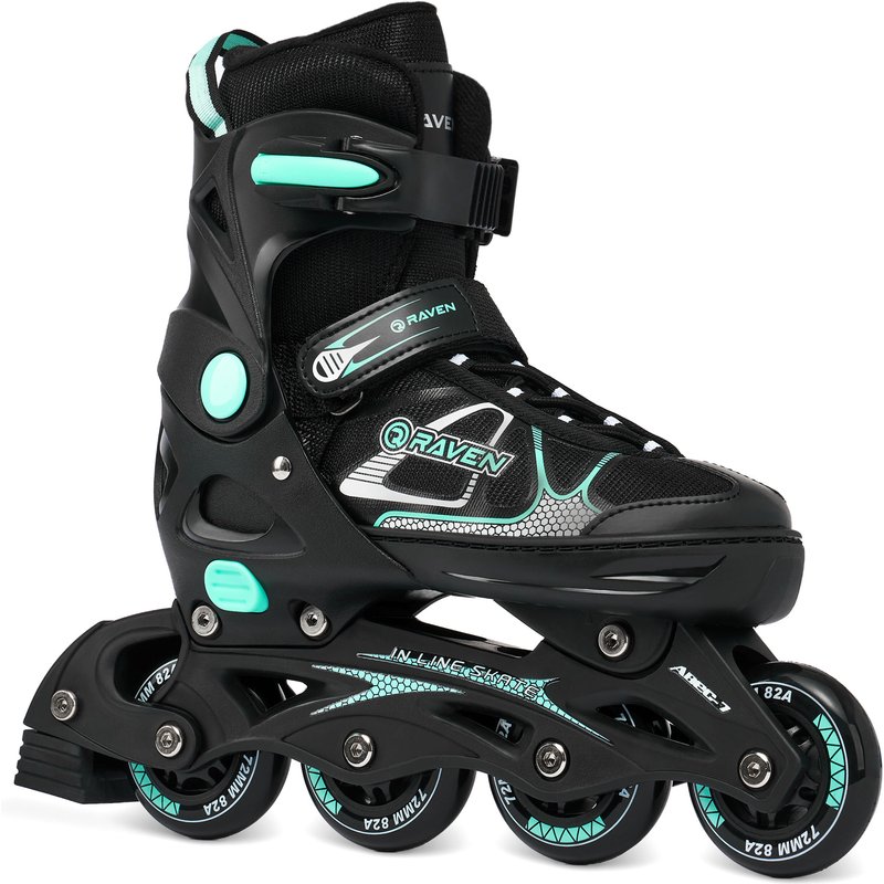 Verstellbare Rollschuhe Spirit Schwarz/Mint
