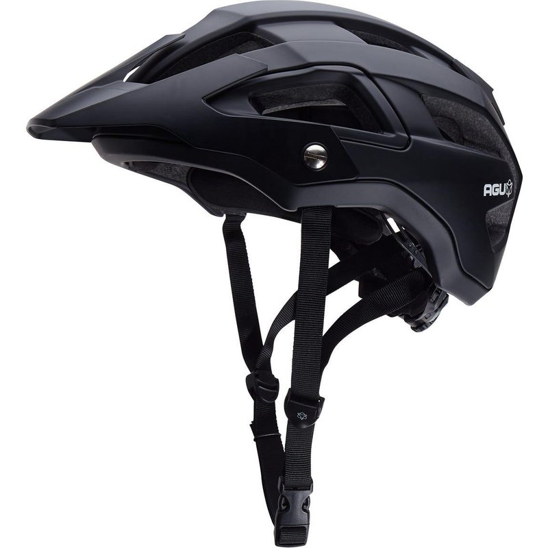 MTB Mountainbike Helm mit Visier und verlängerter Rückseite