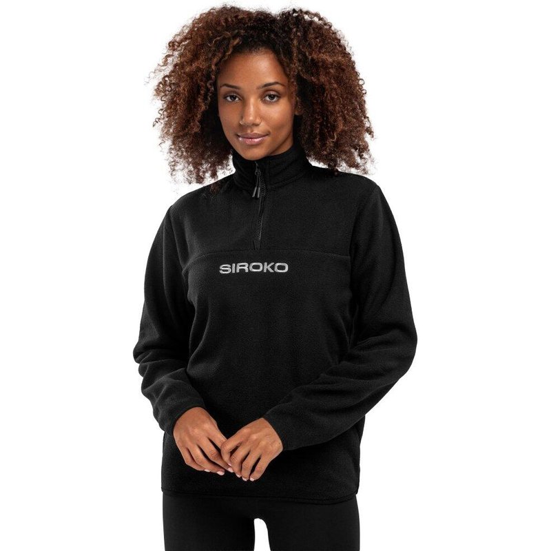 Women Winter sports 's thick fleece pullover Shadow-W Black